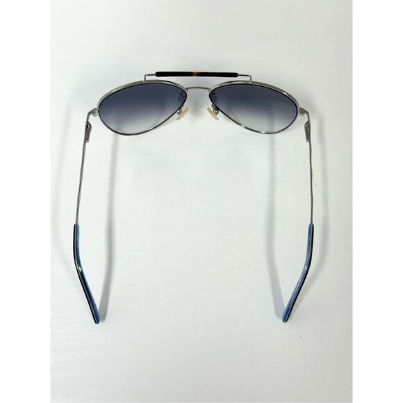 Lilly Pulitzer Carla Blue Bamboo Aviator Sunglasses - Picture 3 of 5